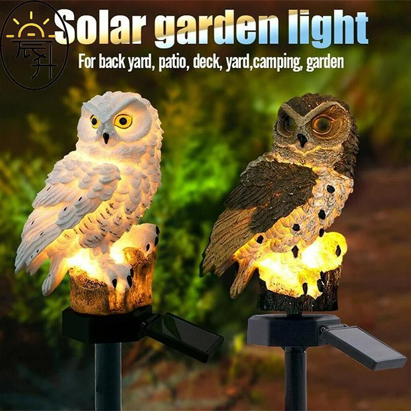 New Creative Solar Lights Resin Owl Lights Garden Landscape - Buy Gifts 4 You by NX3