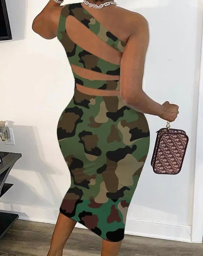 Cut Out Lace-Up Design Sleeveless Midi Dresses - Buy Gifts 4 You by NX3