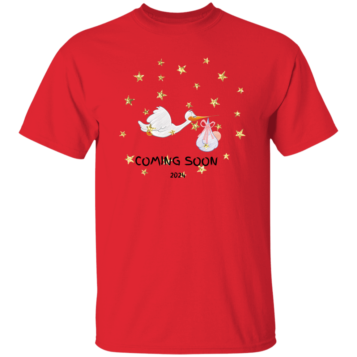 Stork Coming Soon T-Shirt - Buy Gifts 4 You by NX3