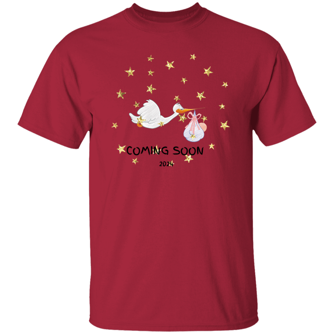 Stork Coming Soon T-Shirt - Buy Gifts 4 You by NX3