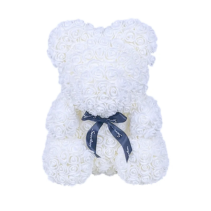 Cute Handmade Bear of Rose Artificial Flowers - Buy Gifts 4 You by NX3