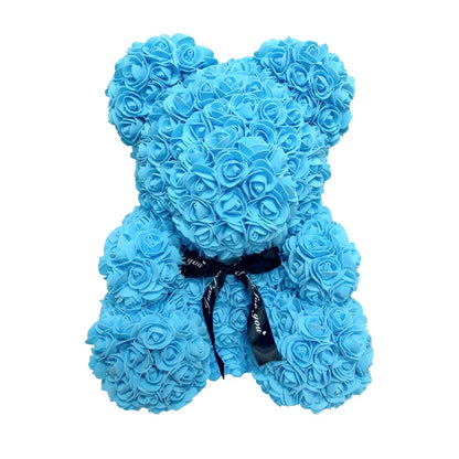 Cute Handmade Bear of Rose Artificial Flowers - Buy Gifts 4 You by NX3