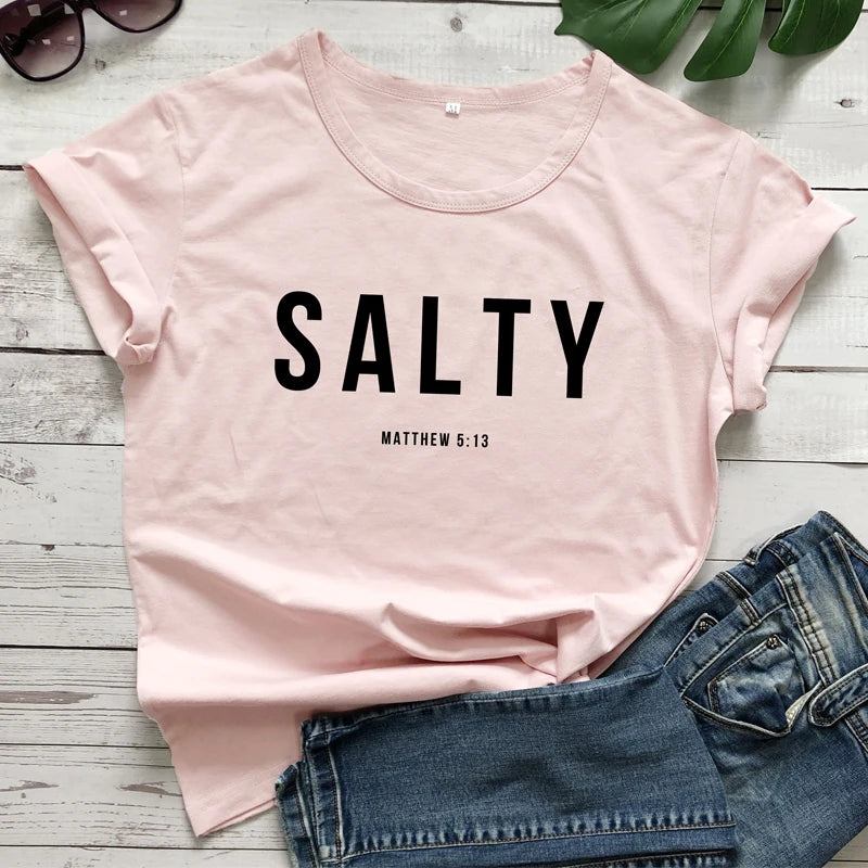 Salty Matthew 5:13 Bible Verse Tees - Buy Gifts 4 You by NX3