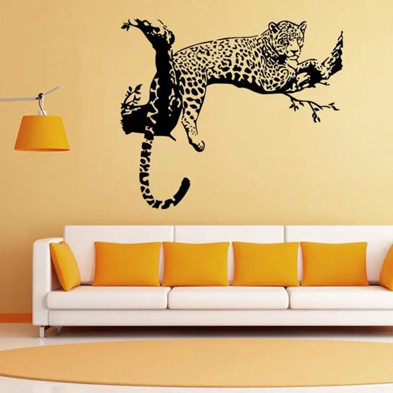 Wild Spotted Big Leopard Animal Wall Sticker Art - Buy Gifts 4 You by NX3