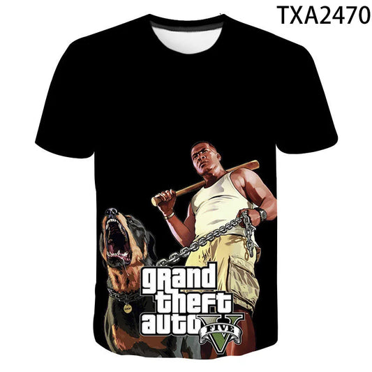 New 3D Print Grand Theft Auto Game T Shirt #2470 - Buy Gifts 4 You by NX3