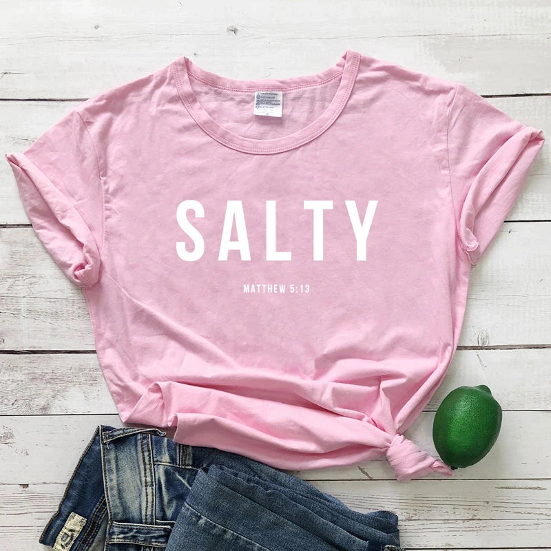 Salty Matthew 5:13 Bible Verse Tees - Buy Gifts 4 You by NX3