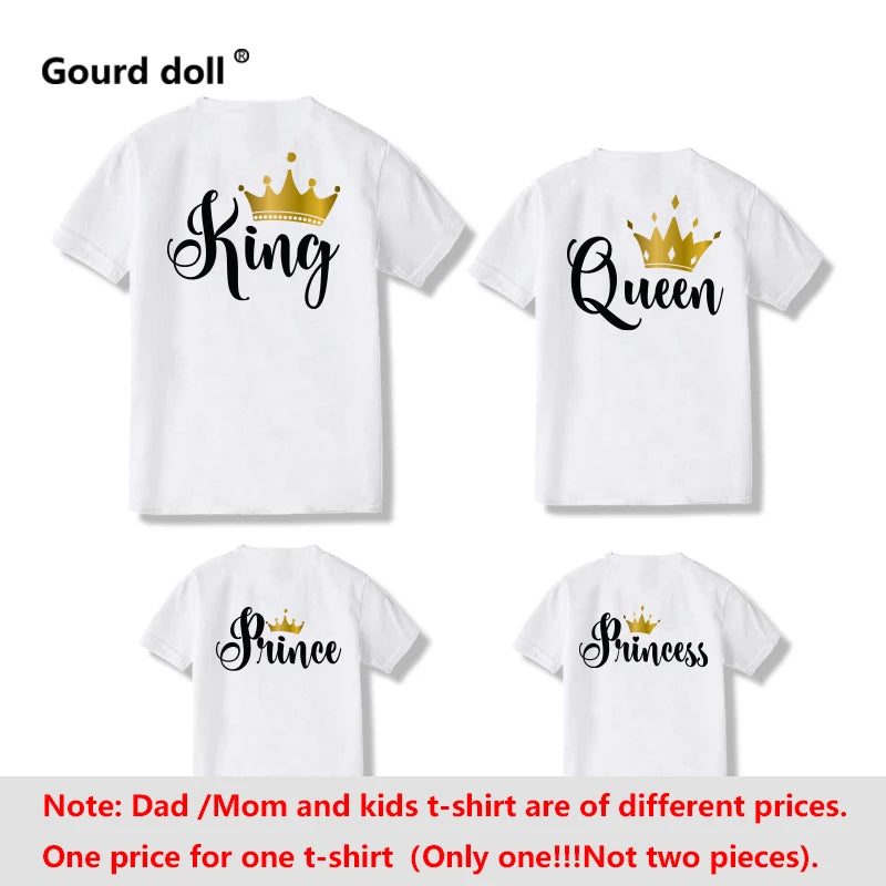 Matching Family Princess/Queen/King Family T-Shirts - Buy Gifts 4 You by NX3