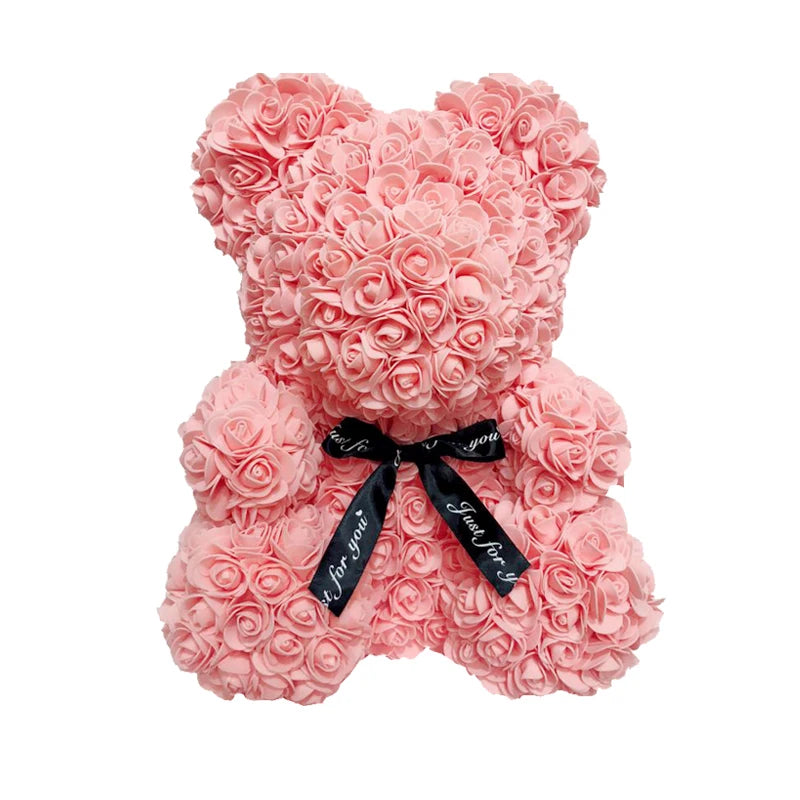 Cute Handmade Bear of Rose Artificial Flowers - Buy Gifts 4 You by NX3