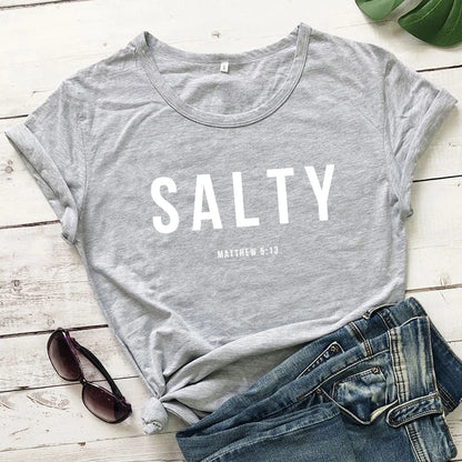 Salty Matthew 5:13 Bible Verse Tees - Buy Gifts 4 You by NX3