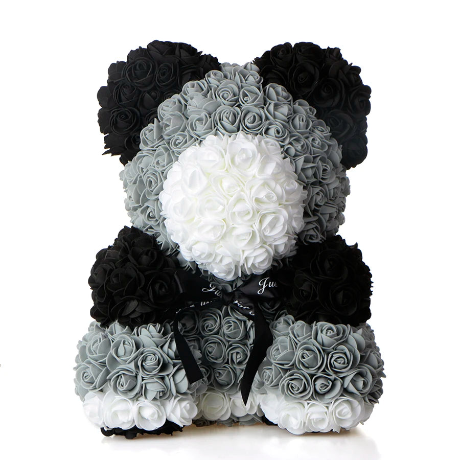 Cute Handmade Bear of Rose Artificial Flowers - Buy Gifts 4 You by NX3