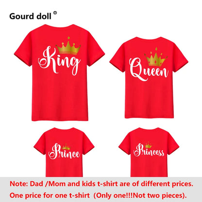 Matching Family Princess/Queen/King Family T-Shirts - Buy Gifts 4 You by NX3