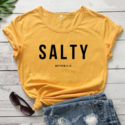 Salty Matthew 5:13 Bible Verse Tees - Buy Gifts 4 You by NX3