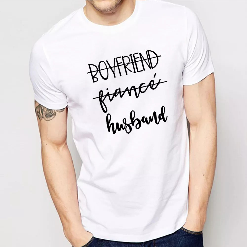 Boyfriend Fiance Husband T-Shirt Bachelorette Party Engagement Gift - Buy Gifts 4 You by NX3