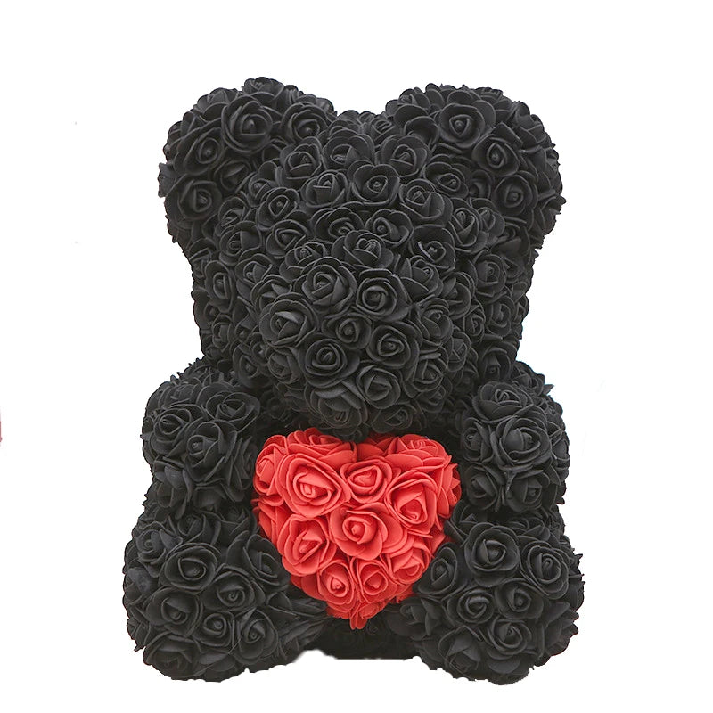 Cute Handmade Bear of Rose Artificial Flowers - Buy Gifts 4 You by NX3