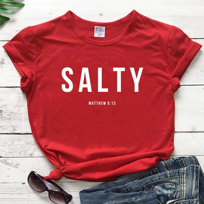 Salty Matthew 5:13 Bible Verse Tees - Buy Gifts 4 You by NX3