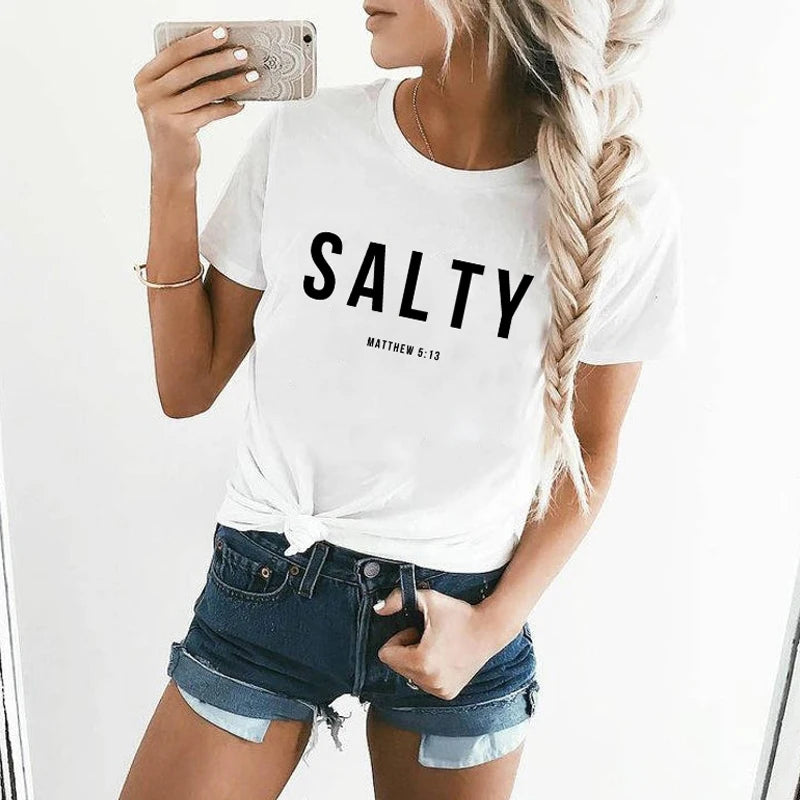 Salty Matthew 5:13 Bible Verse Tees - Buy Gifts 4 You by NX3