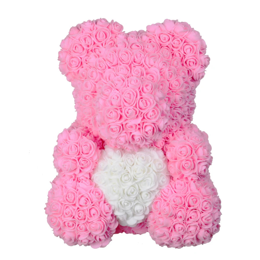 Cute Handmade Bear of Rose Artificial Flowers - Buy Gifts 4 You by NX3