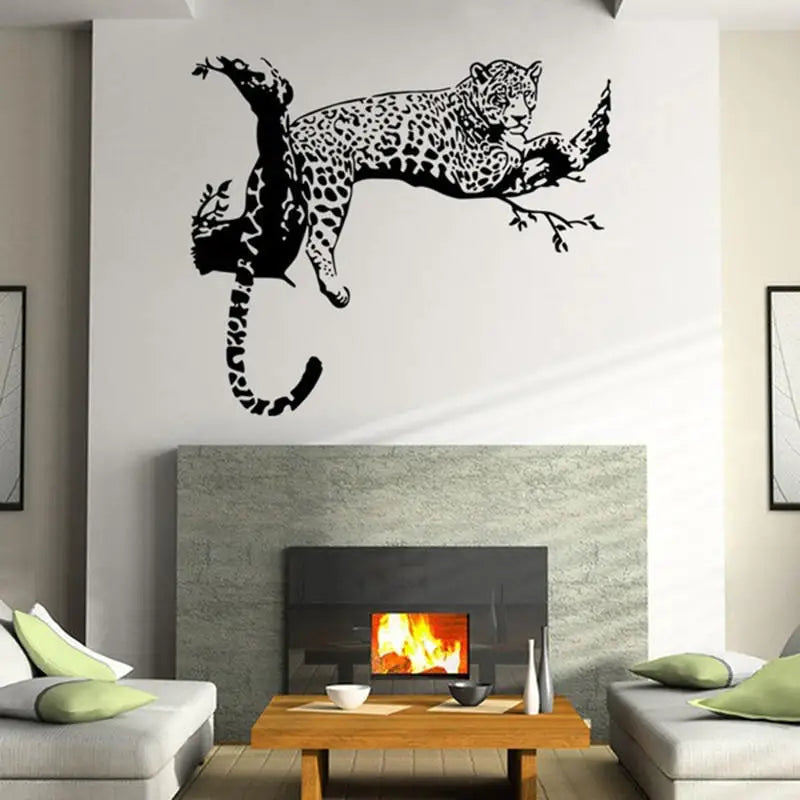 Wild Spotted Big Leopard Animal Wall Sticker Art - Buy Gifts 4 You by NX3