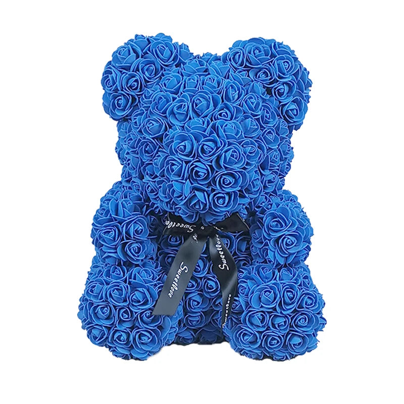 Cute Handmade Bear of Rose Artificial Flowers - Buy Gifts 4 You by NX3