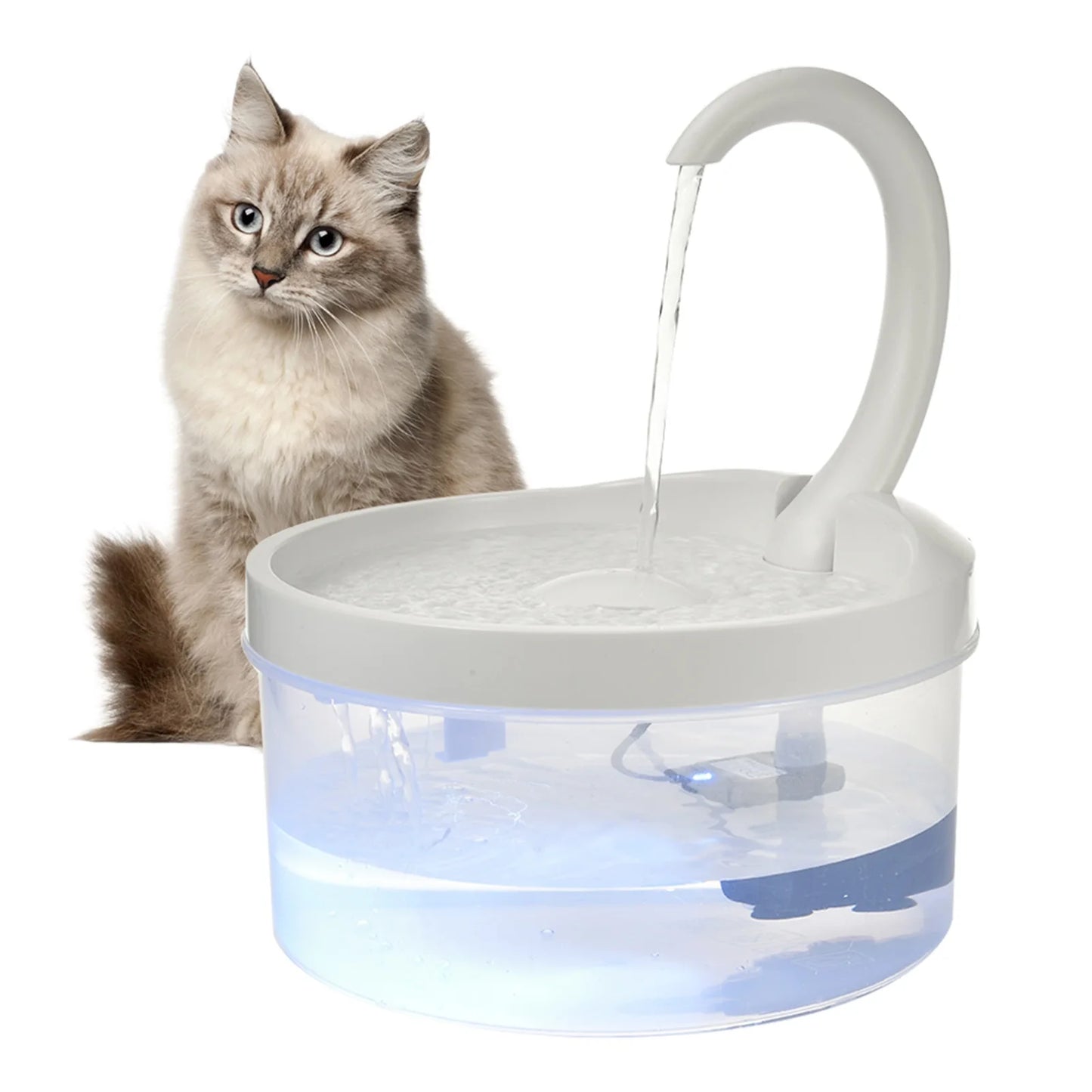 Electric Pet Water Fountain Automatic Drinking Fountain With LED Light - Buy Gifts 4 You by NX3