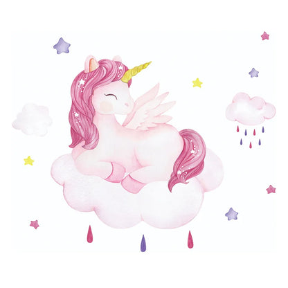 Smiling Unicorn Wall Stickers for Kids room - Buy Gifts 4 You by NX3