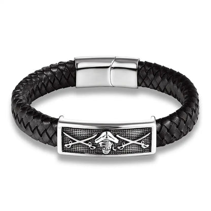 Fashion Braided Leather Skull Bracelets - Buy Gifts 4 You by NX3