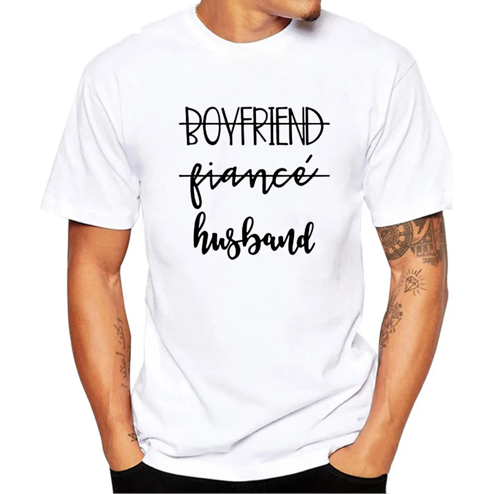 Boyfriend Fiance Husband T-Shirt Bachelorette Party Engagement Gift - Buy Gifts 4 You by NX3