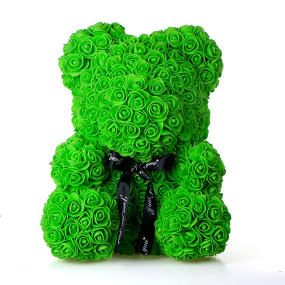 Cute Handmade Bear of Rose Artificial Flowers - Buy Gifts 4 You by NX3