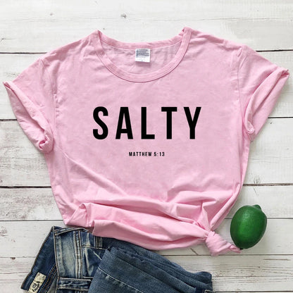 Salty Matthew 5:13 Bible Verse Tees - Buy Gifts 4 You by NX3