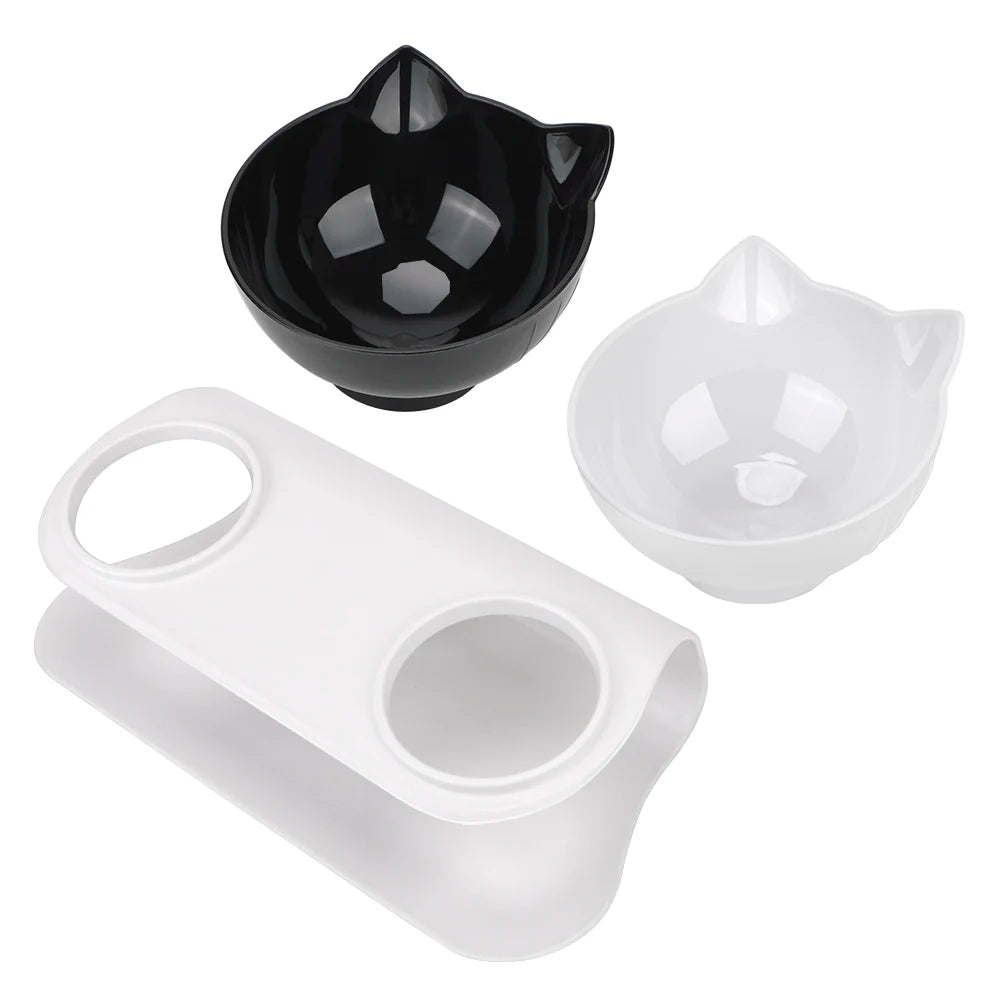 Double Bowl Pet Food Feeder With Raised Stand - Buy Gifts 4 You by NX3