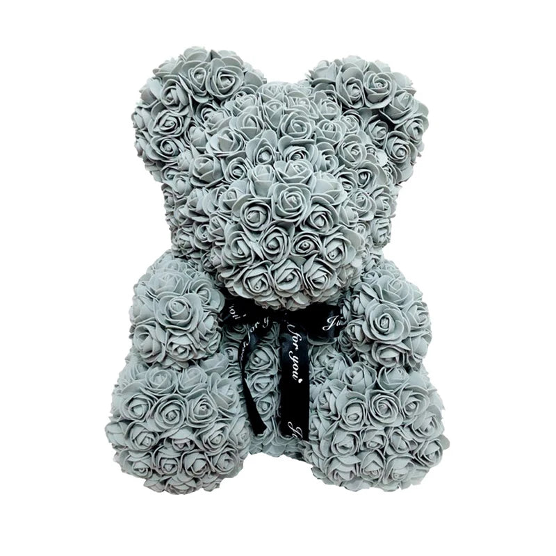 Cute Handmade Bear of Rose Artificial Flowers - Buy Gifts 4 You by NX3