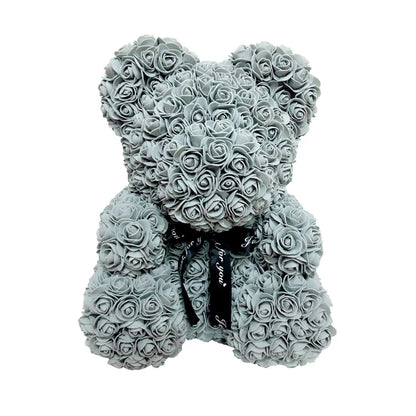 Cute Handmade Bear of Rose Artificial Flowers - Buy Gifts 4 You by NX3