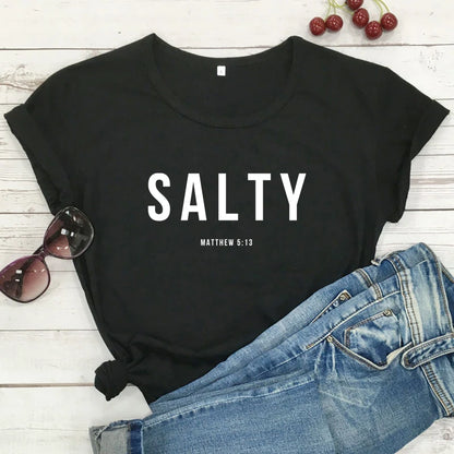 Salty Matthew 5:13 Bible Verse Tees - Buy Gifts 4 You by NX3