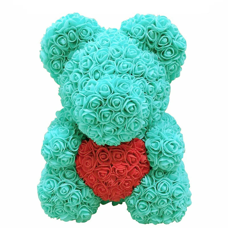 Cute Handmade Bear of Rose Artificial Flowers - Buy Gifts 4 You by NX3