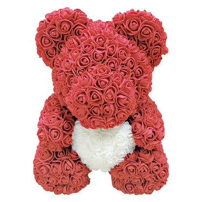 Cute Handmade Bear of Rose Artificial Flowers - Buy Gifts 4 You by NX3