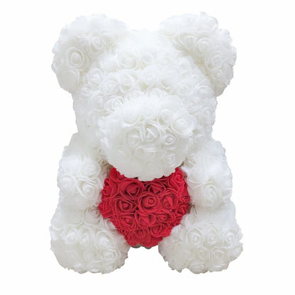 Cute Handmade Bear of Rose Artificial Flowers - Buy Gifts 4 You by NX3