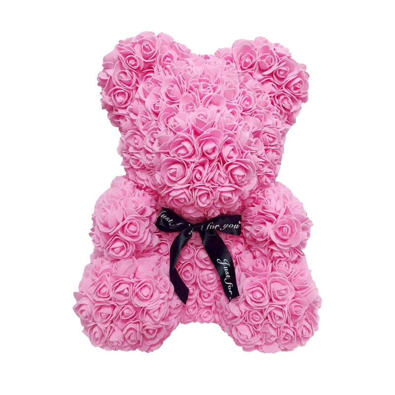 Cute Handmade Bear of Rose Artificial Flowers - Buy Gifts 4 You by NX3