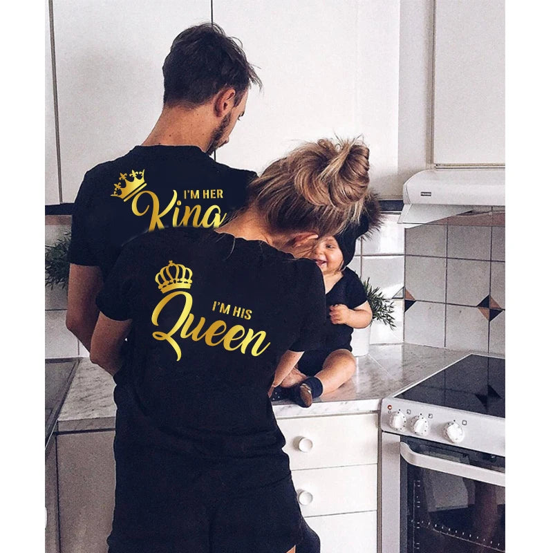 Family matching outfits T shirt Princess Prince Queen king - Buy Gifts 4 You by NX3