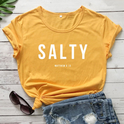 Salty Matthew 5:13 Bible Verse Tees - Buy Gifts 4 You by NX3