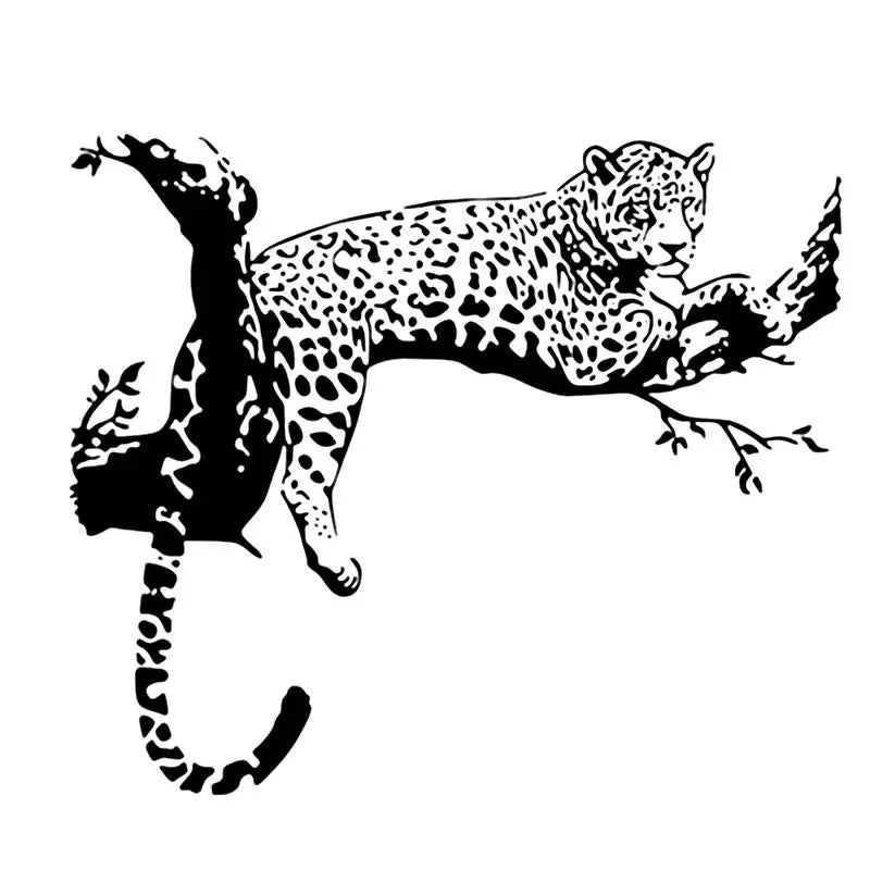 Wild Spotted Big Leopard Animal Wall Sticker Art - Buy Gifts 4 You by NX3