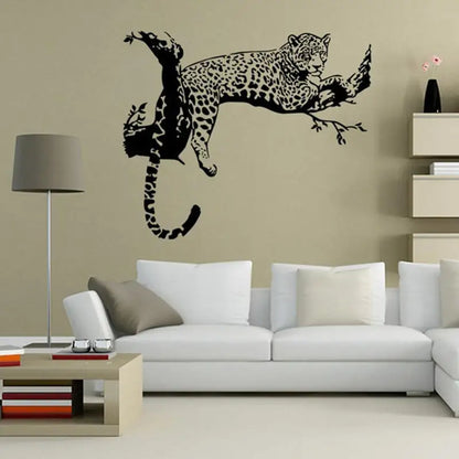 Wild Spotted Big Leopard Animal Wall Sticker Art - Buy Gifts 4 You by NX3