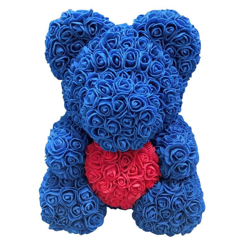 Cute Handmade Bear of Rose Artificial Flowers - Buy Gifts 4 You by NX3