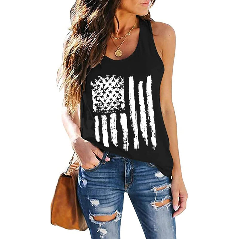 USA American Flag 3D Print Tank Tops - Buy Gifts 4 You by NX3