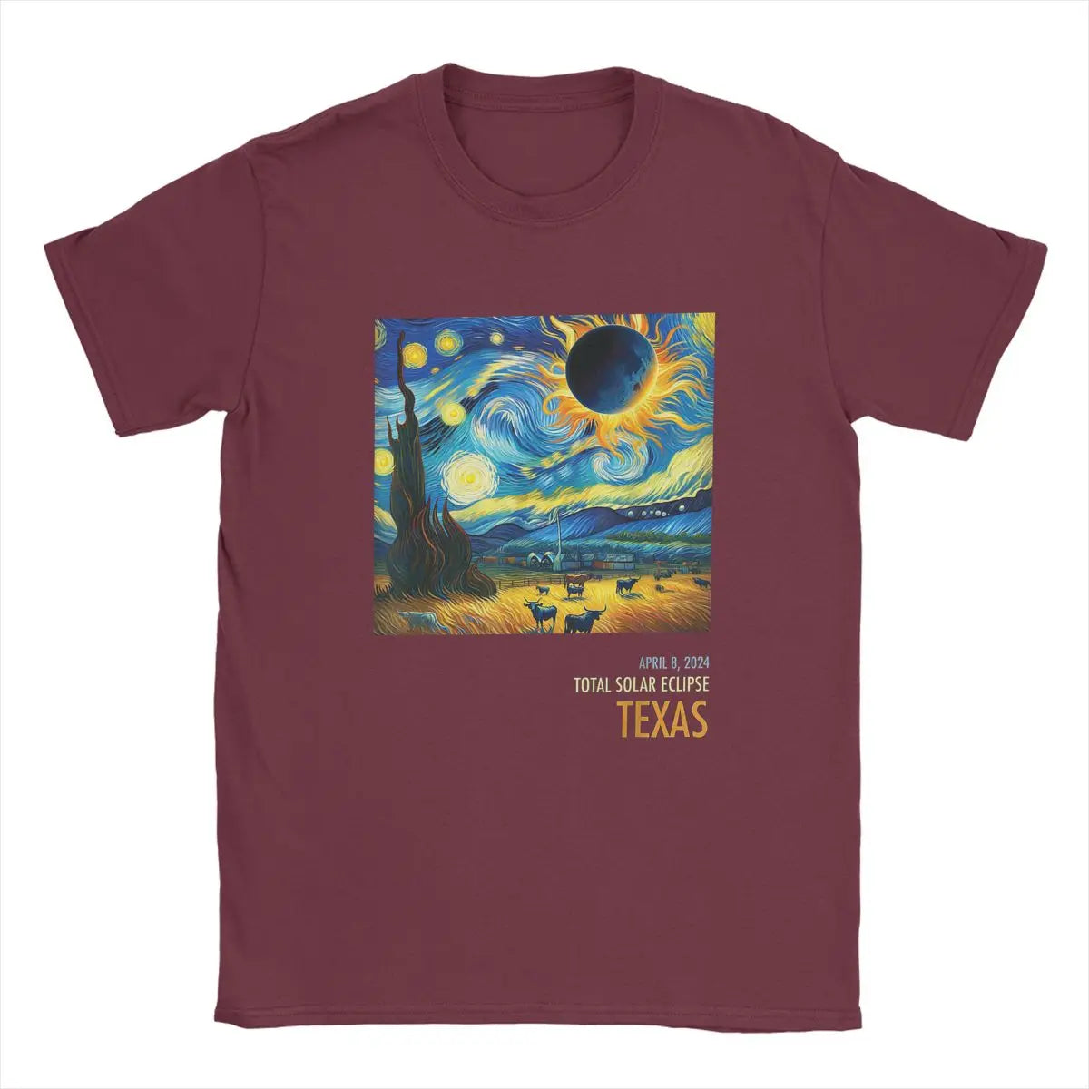 Total Solar Eclipse 2024 Texas T Shirts April 8 2024 - Buy Gifts 4 You by NX3