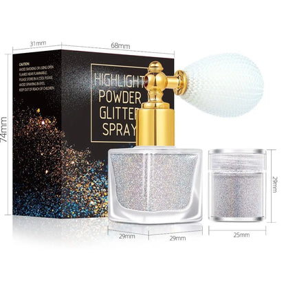 New Super Sparkle Glitter Body Spray Makeup, Hair, Body, Face Glitter - Buy Gifts 4 You by NX3