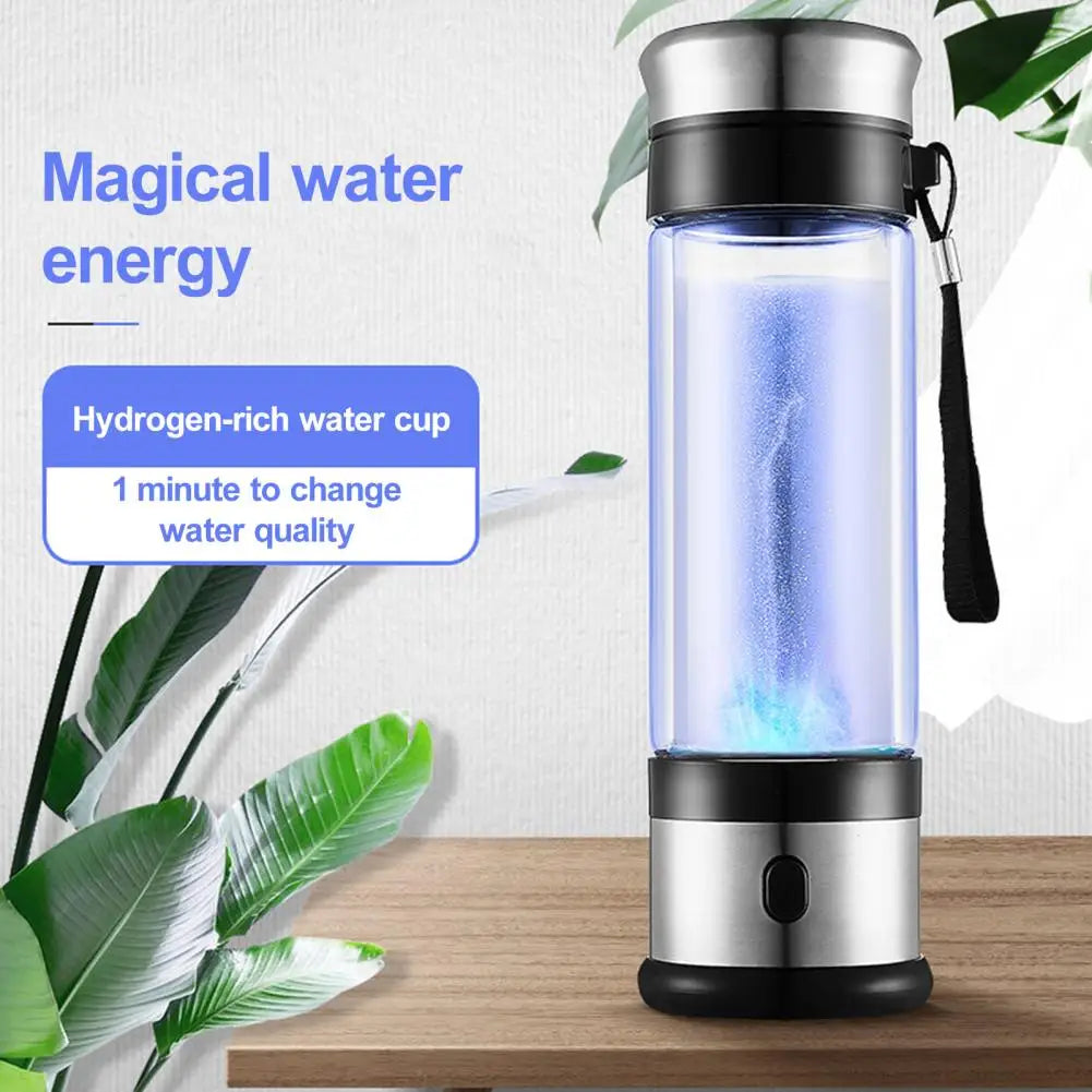 Hydrogen Water Generator Bottle Portable Health Boosting Ionizer With Water Cup For Outdoor - Buy Gifts 4 You by NX3