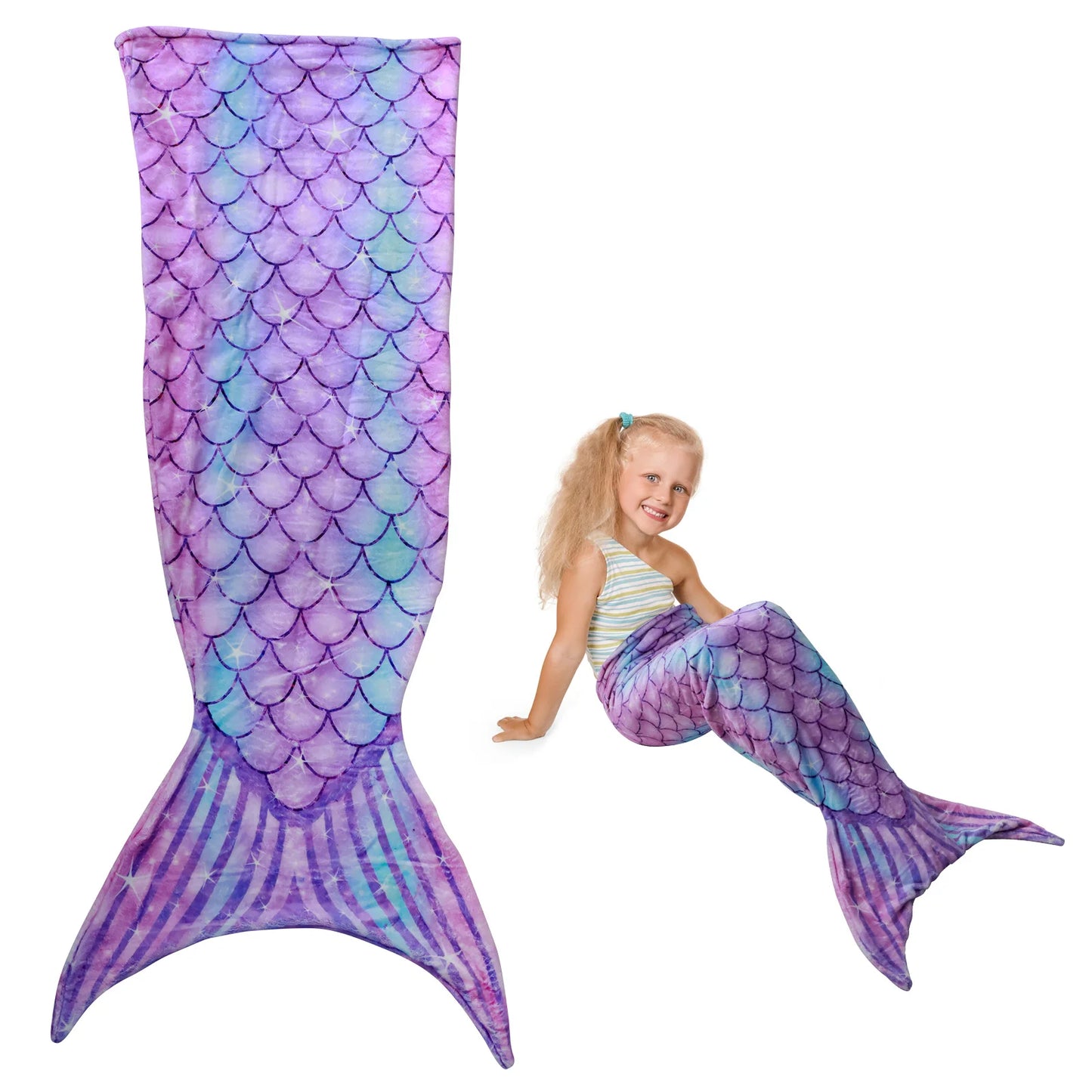 Mermaid Tail Blanket for Kids - Buy Gifts 4 You by NX3