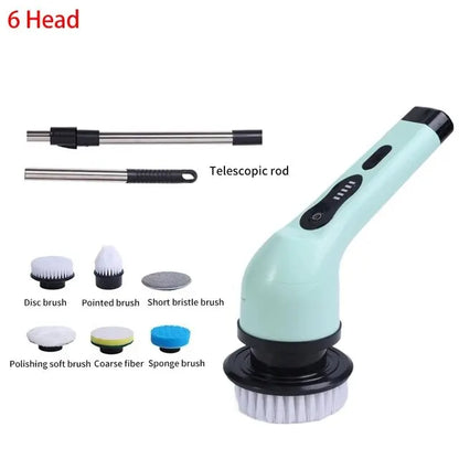 Wireless Electric Cleaning Brush Bathroom Window Kitchen Automotive Multifunctional Household Rotating Cleaning Machine - Buy Gifts 4 You by NX3