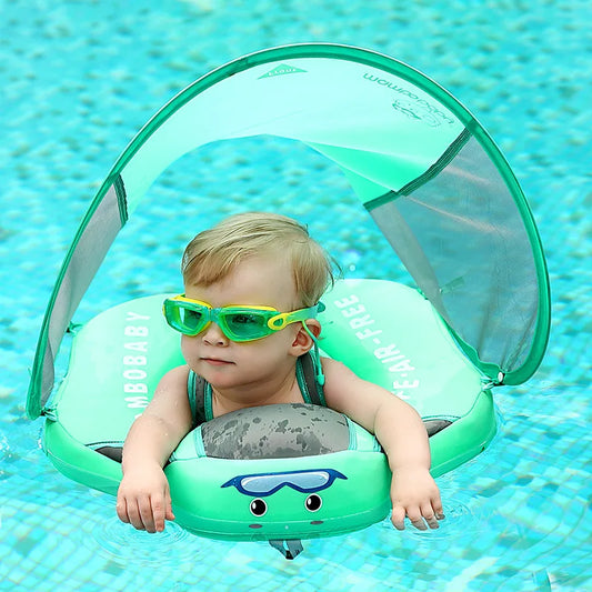 Mambobaby New Non-Inflatable Baby Swimming Float Seat Float Baby Swimming Ring Pool Toys Fun Accessories Boys Girls General