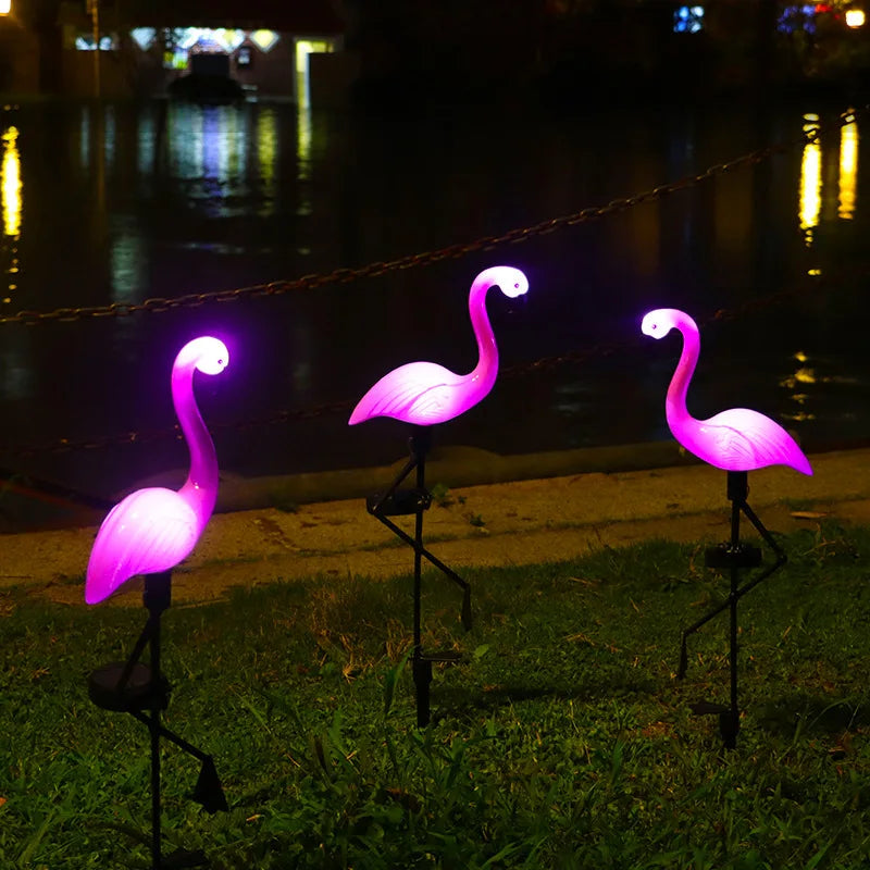 Solar Waterproof Flamingo Lawn Lights - Buy Gifts 4 You by NX3